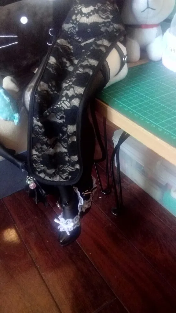 D01-P102 детская игрушка ручной работы 1/3 1/4 аксессуары для кукол BJD/SD кукольная обувь с кружевной пряжкой на высоком каблуке 1 пара
