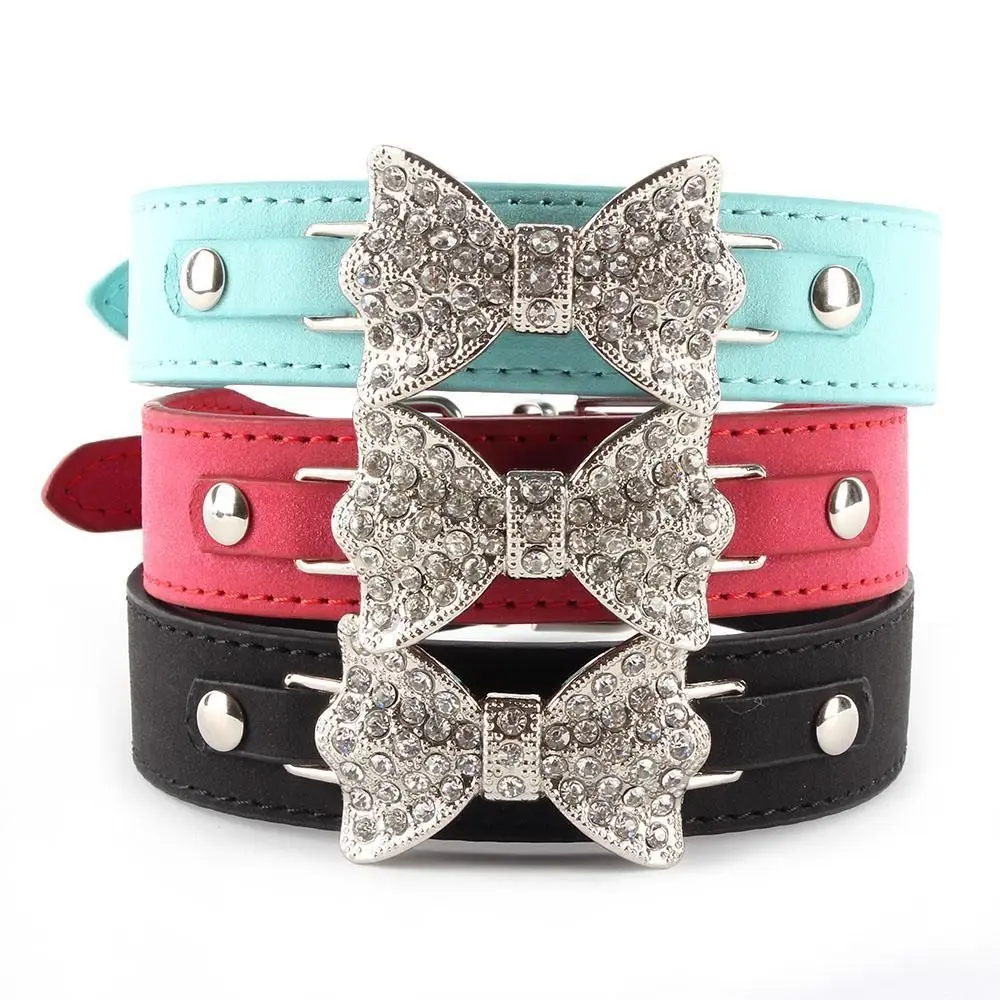leather dog collars with bling leather dog collars with bling