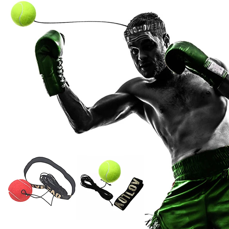 Боевой мяч Бокс оборудования с руководитель группы для Reflex Скорость Training Бокс удар Муай Тай Упражнение