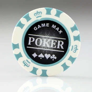 

10PCS/LOT Premium Clay Chips without Value 14 Gram Poker Pattern Texas Hold'em Poker Gambling Casino Chip
