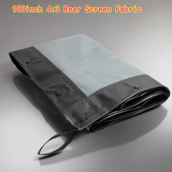 

Portable Foldable Rear Projector Screen 100inch 4:3 Back Projection Fabric For Outdoor Home Cinema