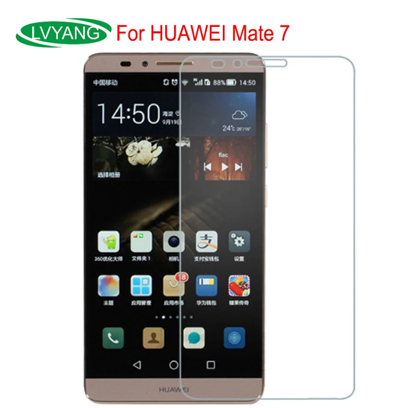 Защита для экрана Huawei Mate 7 закаленное стекло Mate7 MT7-TL10 MT7-L09 Защитное | Мобильные
