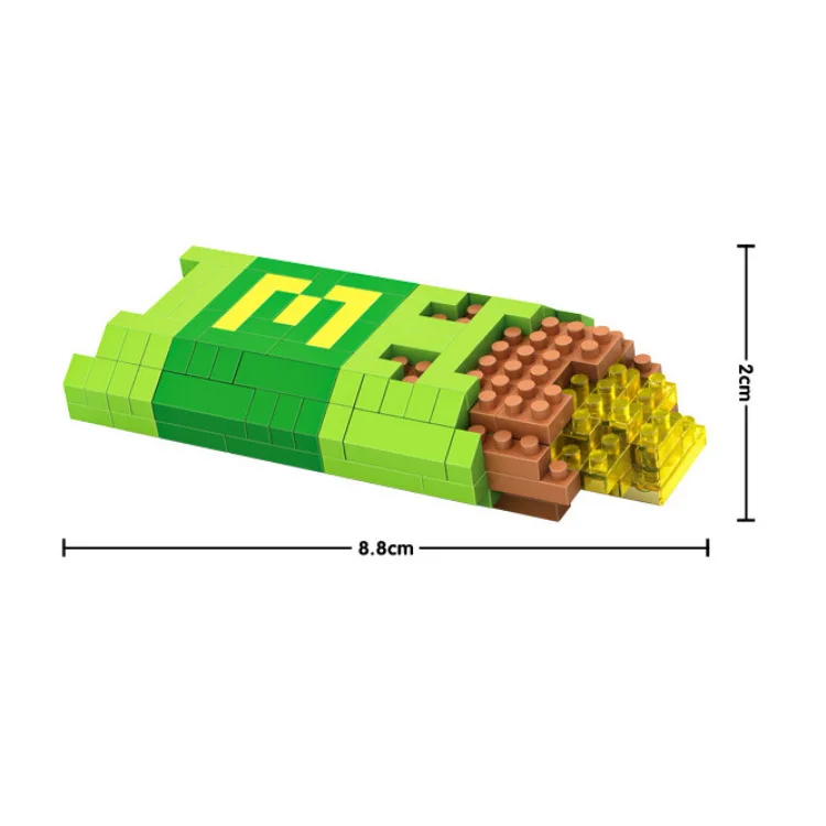 LOZ Diamant блоков Rapide alimentaire ансамбль РАООС Building Block alimentaire фри гамбургеры l'assemblee Modele Nano Micro
