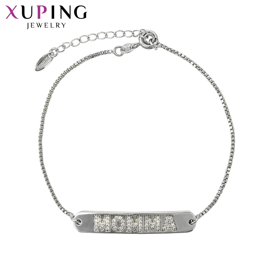 Xuping модные элегантные браслеты популярный дизайн браслеты для женщин ювелирные изделия День матери подарки S75, 4-75123