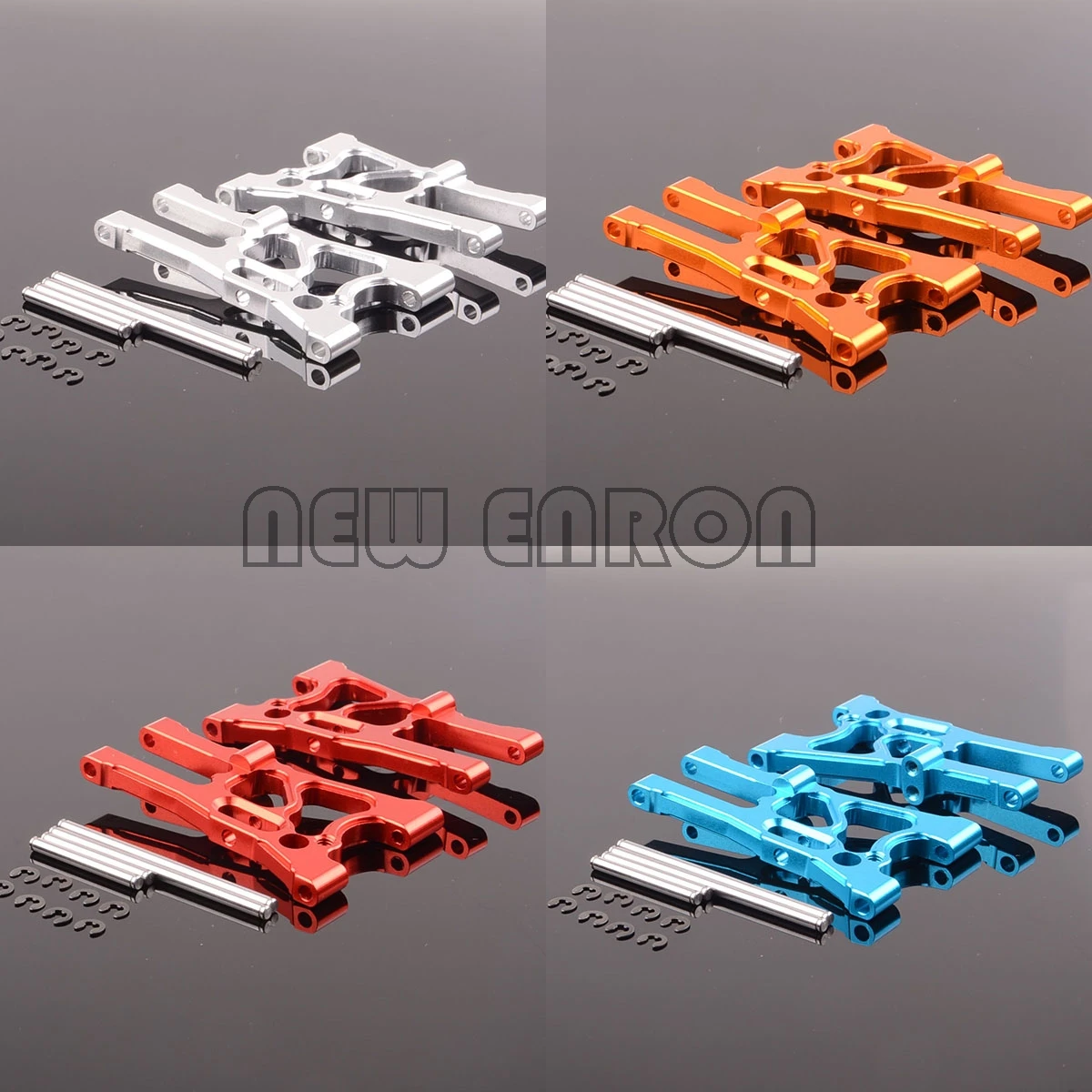 

NEW ENRON RC 1/10 RC CAR PART 2P HPI WR8_flux Aluminum Front Lower Suspension Arm WR80004 For 1/10 107899 4Color