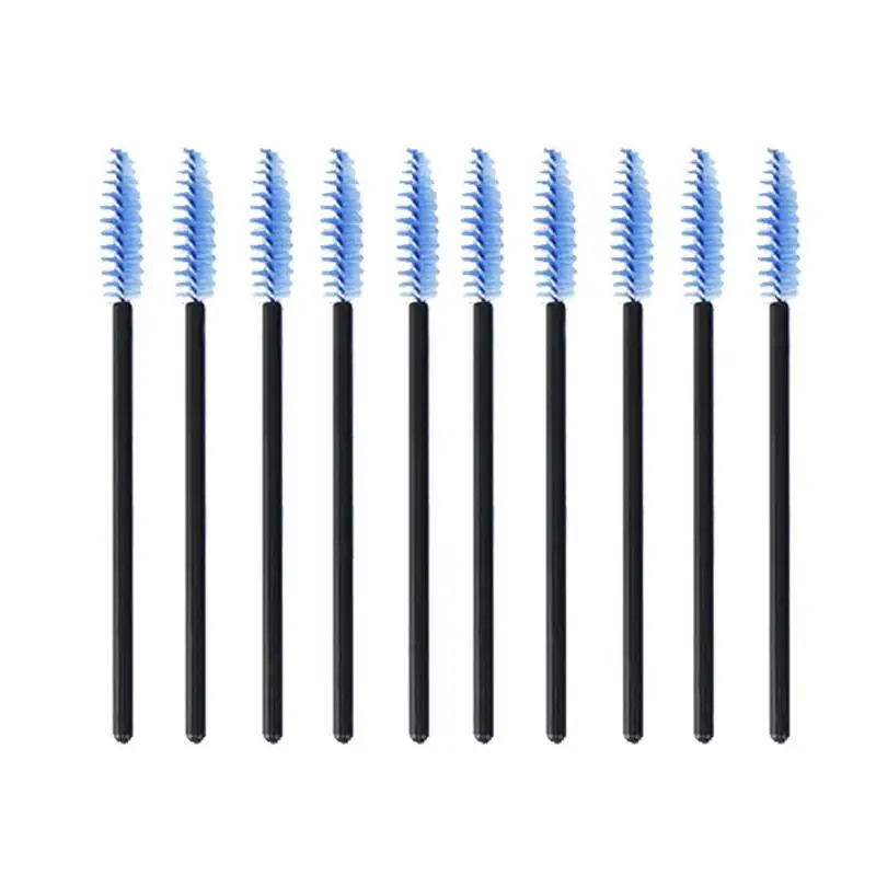 5/10pcs Eyelash Extension Disposable Eyebrow brush Mascara Wand Applicator Spoolers Eye Lashes Cosmetic Brushes Set Makeup Tools - Цвет: Blue 10pcs