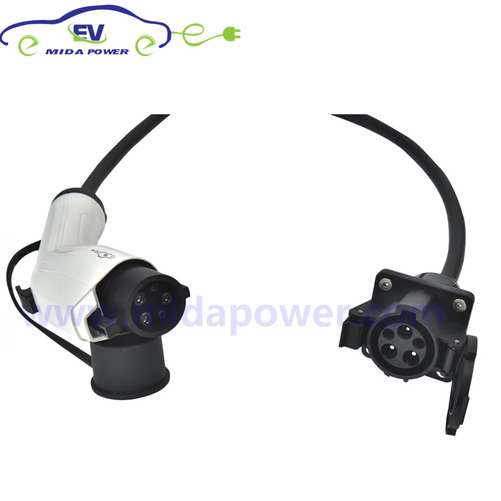 DUOSIDA EV адаптер 5 м 10 32Amp EVSE J1772 разъем зарядное устройство тип 1 для типа