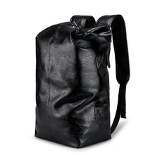 

Designer USB Charge Multifunction Men String Backpacks Fashion Leather Male Bookbag Large Capacity School Bags for Teenage Girls