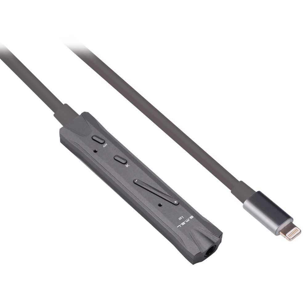

SMSL i2 Mini Portable Amp Lightning DAC and Earphone Amplifier Built-in Microphone for iPhone/iPad/iPod/iOS