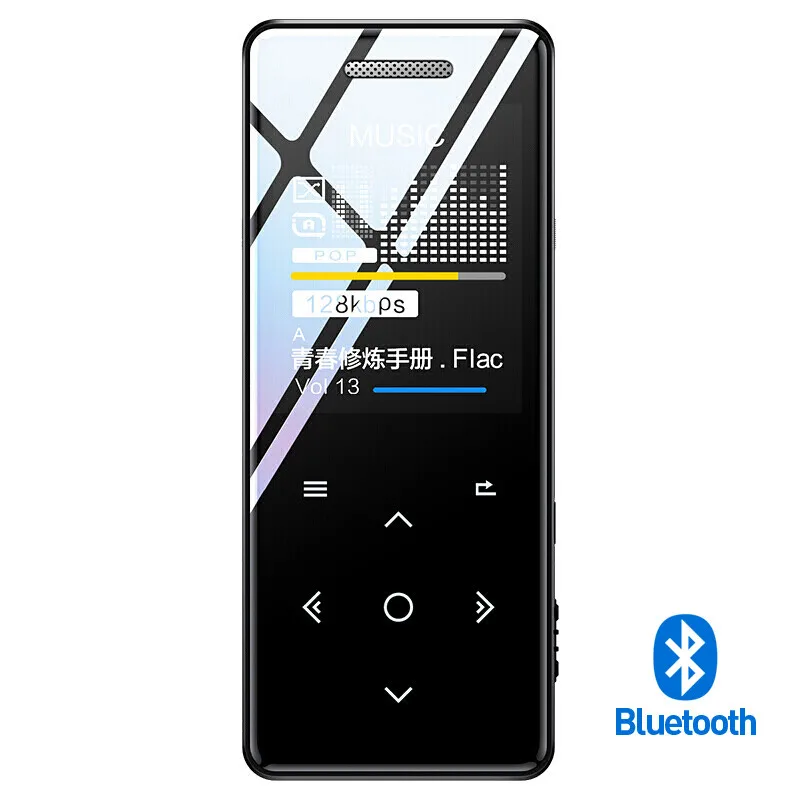 Yescool MP3 плеер с bluetooth сенсорными клавишами без потерь HiFi спортивный музыкальный плеер с fm-радио рекордер портативный тонкий walkman 8 16G