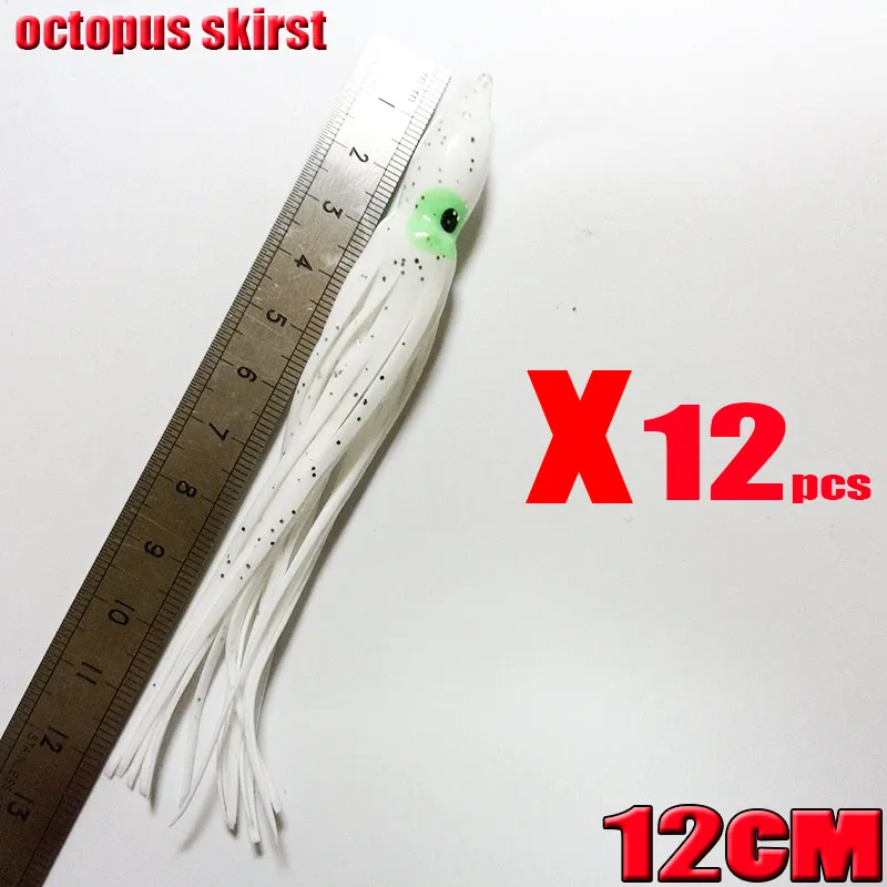 2019hot Рыбалка sotf осьминог юбки Рыбалка 26 видов вы выбираете каждый вид 12 шт./лот длина 12 см - Цвет: A14