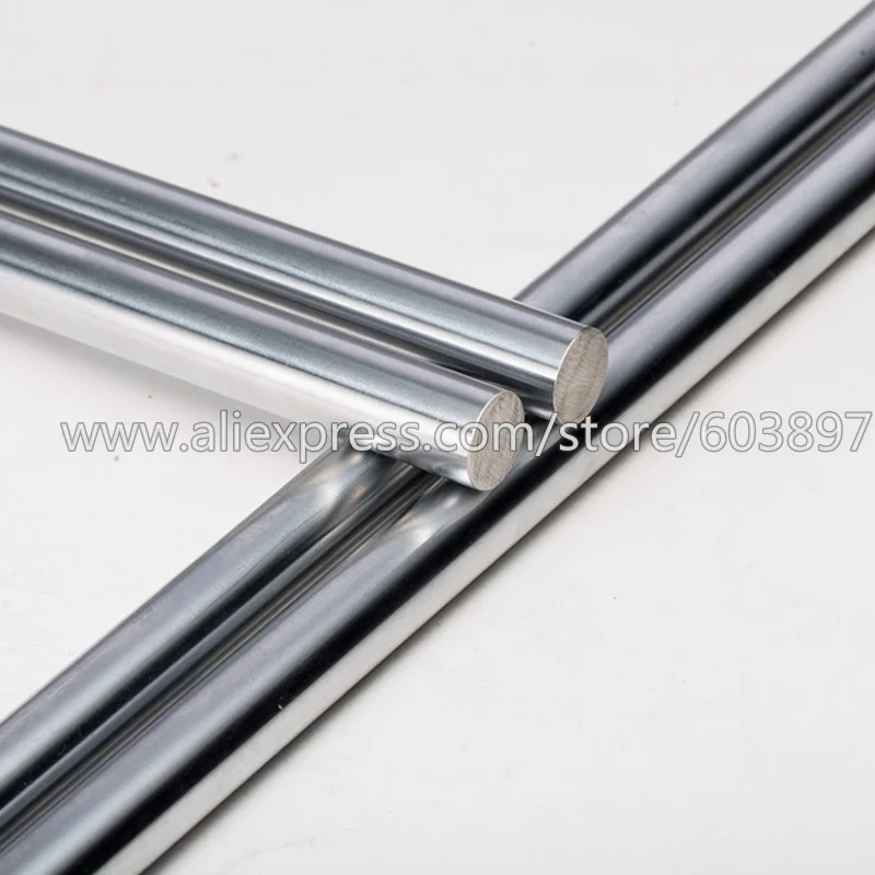 4pcs 6mm Round bar Smooth Rod Liner Rail Linear Shaft for CNC Repreap 3D Printer Parts 120mm 150mm 200mm