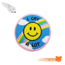 Я плачу много нашивки на одежду жилет всадник вышитые железные на спине куртки мининашивка черный твил Ткань DIY на заказ