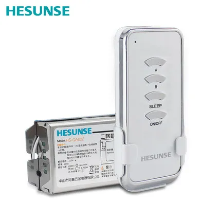 

HS-QA022 1304W Two Way 85V-265V 10A Wireless RF Remote Control Switch With Wall Switch Function