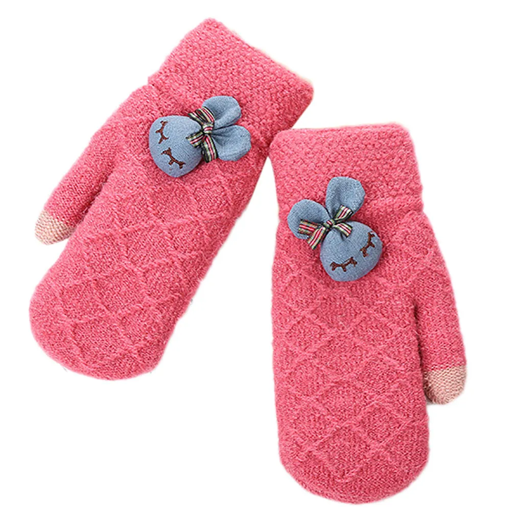 1217 новые женские многофункциональные перчатки для верховой езды с изображением кролика мягкие теплые варежки 2019