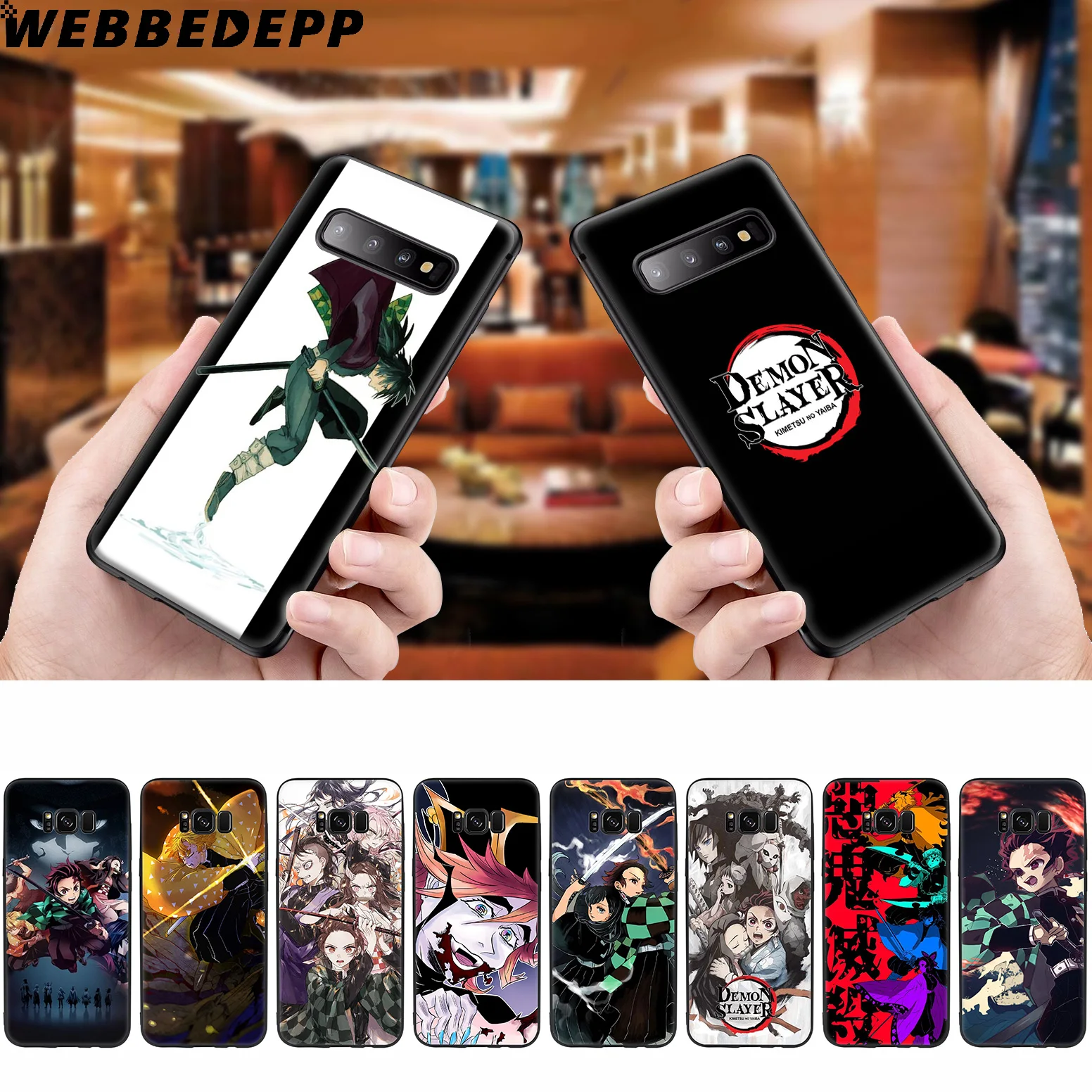 

Demon Slayer Kimetsu no Yaiba Soft Case for Samsung Galaxy S10 S10e S9 S8 Plus S7 S6 Edge S9 Plus & J6 2018 Note 10 Plus 9 8