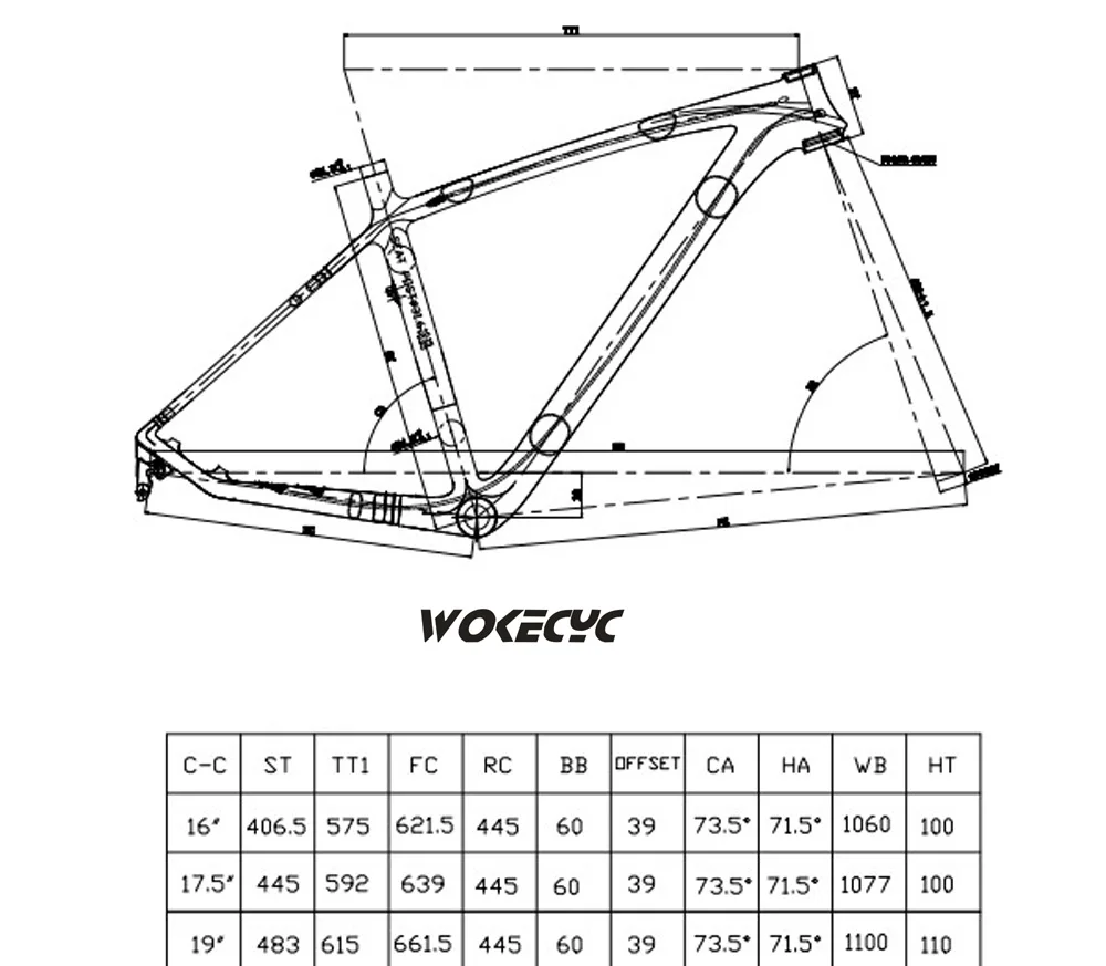 Cheap T800 Carbon MTB Frame Carbono Mtb 29er 3K mtb carbon frame+fork  mountain bike 29er-17.5inch 19inch matte/glossy 1