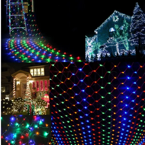 Светодиодная сетчатая лампа 3 м * 2 220 светодиодов|light christmas|outdoor christmaschristmas outdoor |