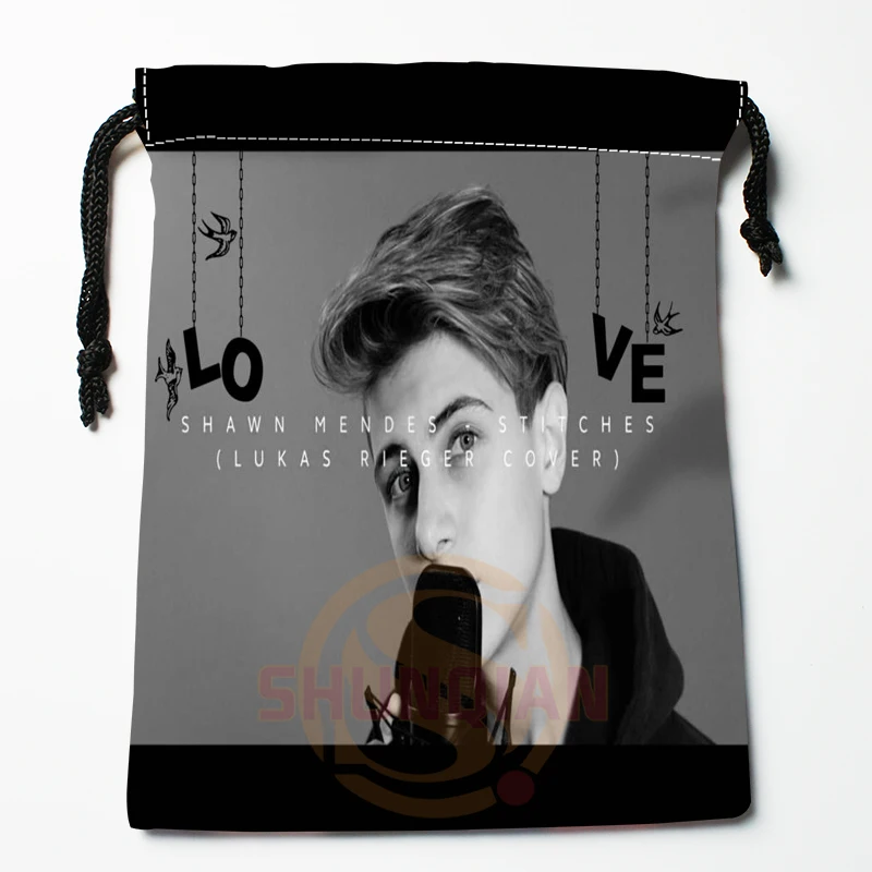 

New Custom Shawn Mendes Printed Drawstring Compression Type Storage Bags Custom Gift Bags 20x27cm;27x35cm;35x45cm