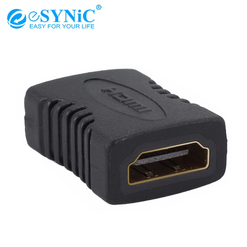 ESYNiC 4 шт. F/F муфта для женщин HDMI 1 разъем позолоченный адаптер смены Поддержка