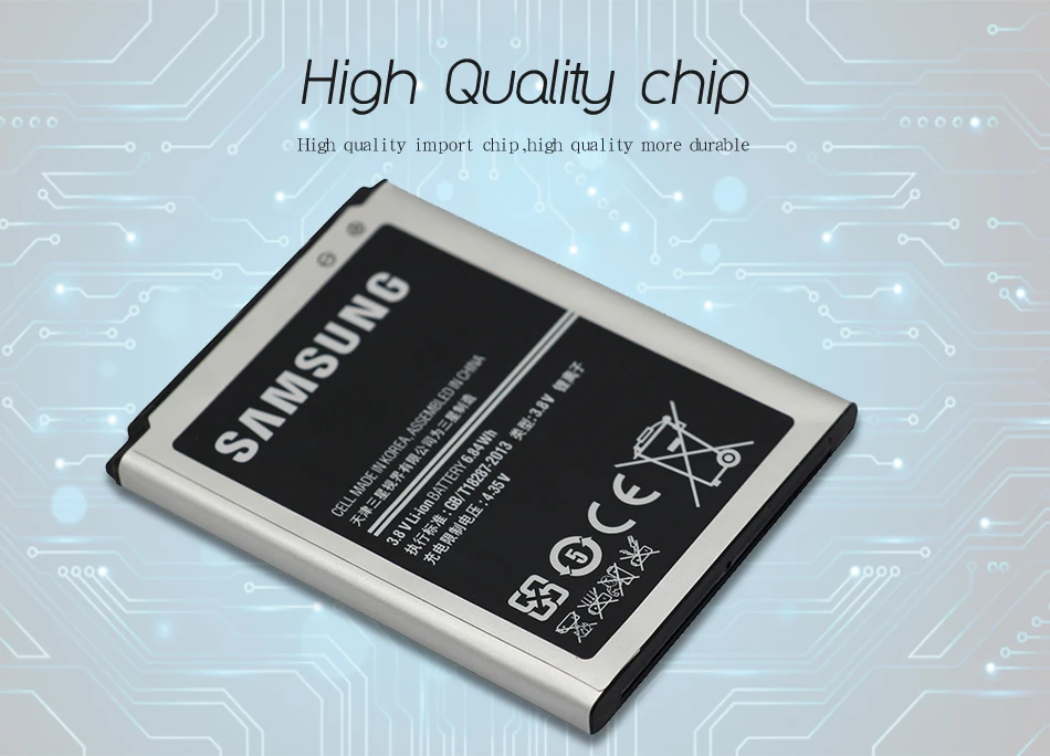 Оригинальная батарея samsung B150AE B150AC 1800 мА-ч для samsung Galaxy Core i8260 i8262 Galaxy Trend3 G3502 G3508 G3509 SM-G350E G350