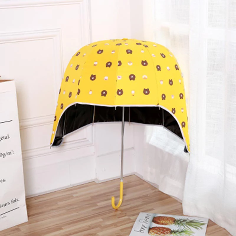Шляпа от дождя, зонт для детей, для мальчиков, креативный, Желтая голова, зонт от солнца, корпоративные подарки, Ombrello Schirm, зонтик, Cancan 50KO069