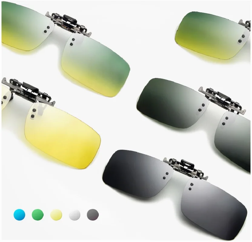 Newest Men Polarized 2017 Eyeglasses Clip On Myopia Glasses Night