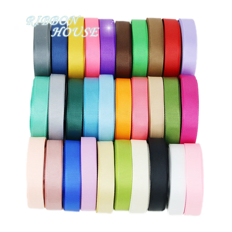 

(10 meters/roll) 12mm Grosgrain Ribbon Wholesale gift wrap decoration Christmas ribbons