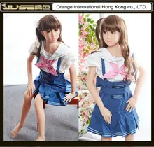 140cm flat chest breast Japanese Lolita anime silicone font b sex b font font b doll