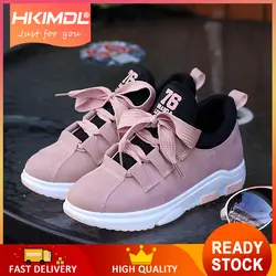 HKIMDL 2019 новые модные повседневные женские вулканизированные туфли на шнуровке женская обувь для отдыха обувь Кроссовки Женская летняя