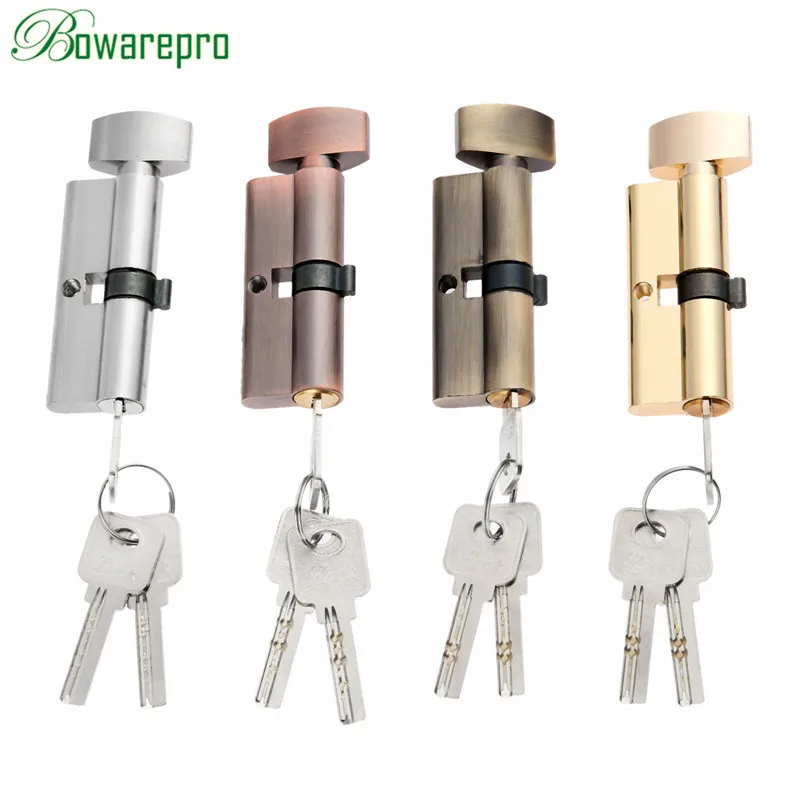 bowarepro Copper Core Anti theft Door Locks Cylinder Security Locking