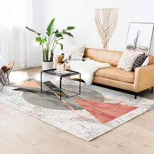 Honlaker домашний декоративный ковер гостиная кофейная скатерти спальня прямоугольный ковер нескользящий коврик полиэстер татами