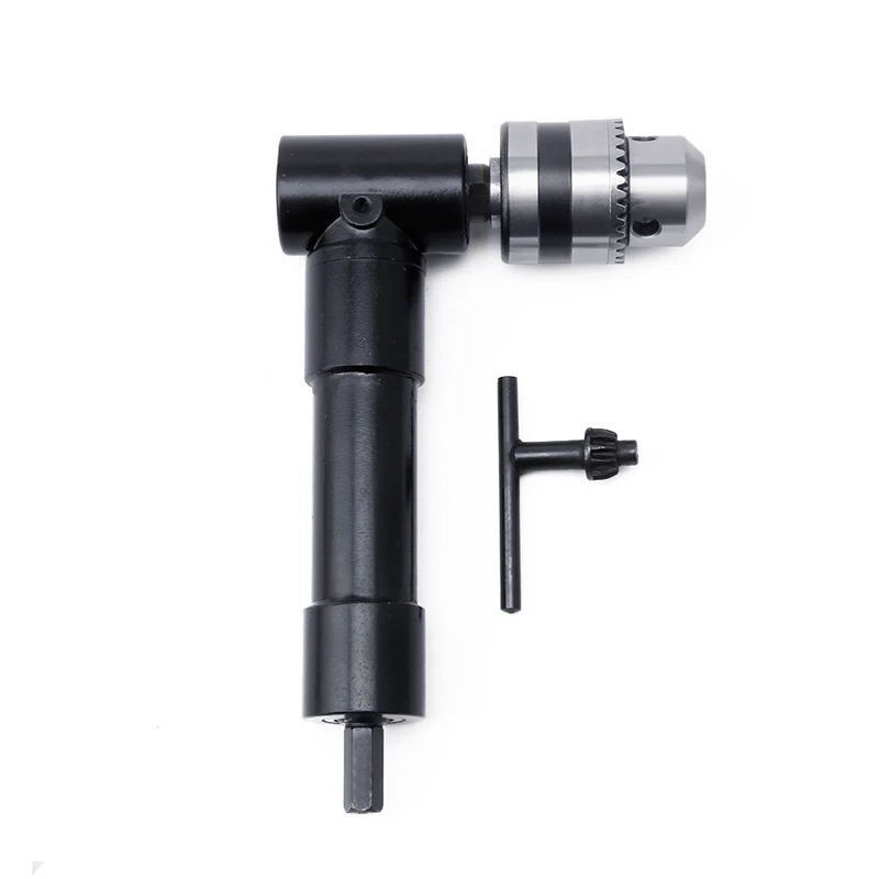 

3/8" Aluminium Head Right Angle Drill Attachment Bit 3/8 Chuck Key Adaptor
