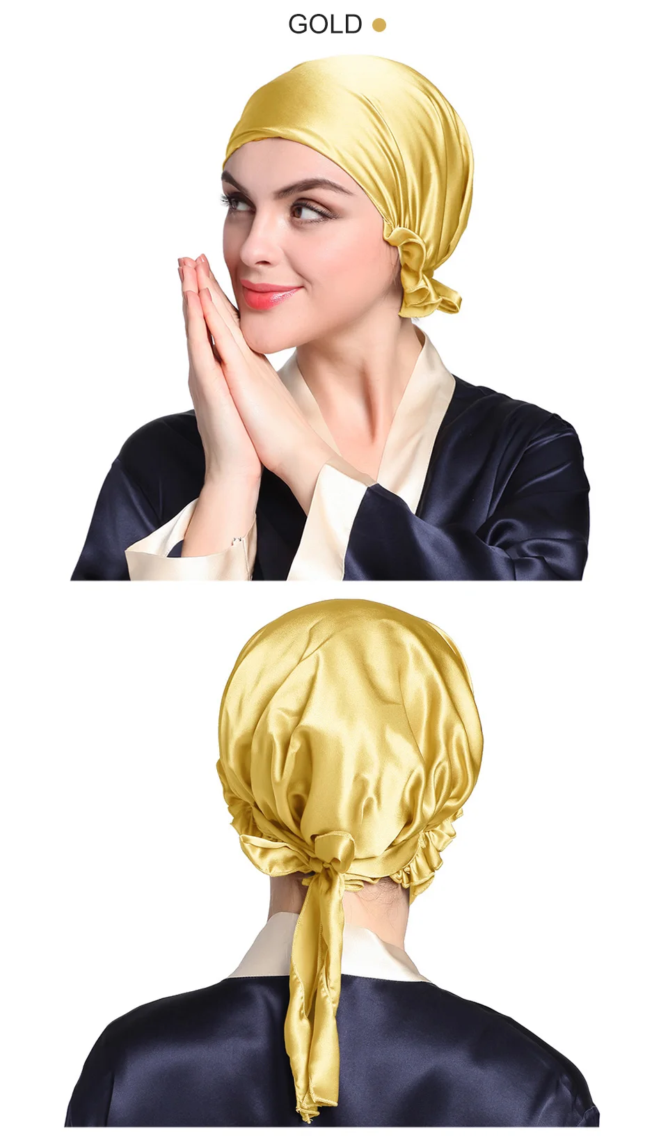 LilySilk шапочка для сна Женская шапочка для сна 100 чистый шелк 19 Momme эластичная лента Регулируемый Уход за волосами