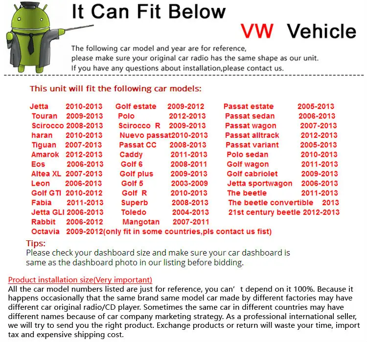 Sale Idoing 2G RAM Android6.0 Car Multimedia Player For VW/Skoda/Seat Touch Screen 1024*600 2Din Steering-Wheel Built-in 3G Dangle 3