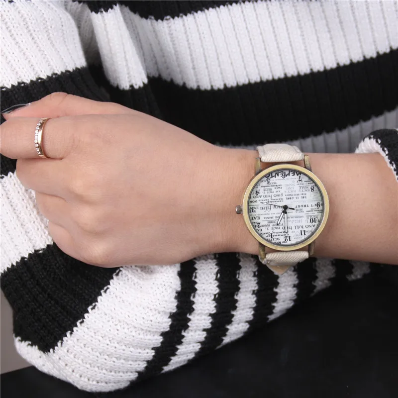 Relojes кварцевые мужские часы повседневные деревянные цвета кожаный ремешок