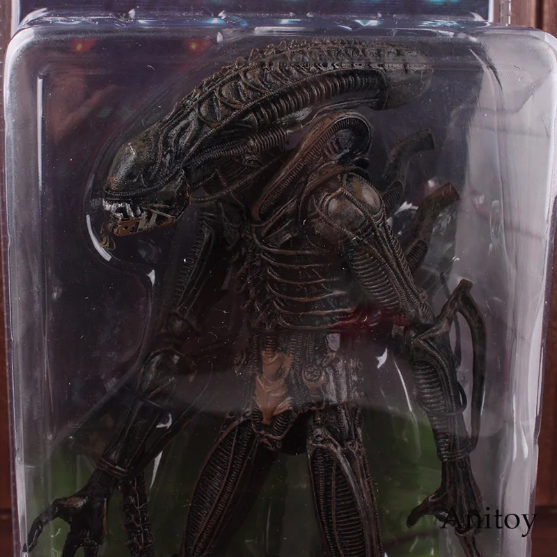 Инопланетянин NECA genodude серии Xenomorph Warrior черный желтый ПВХ Alien NECA Xenomorph фигурка Коллекционная модель игрушки