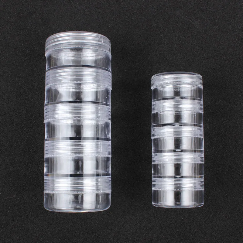 

Empty Box Transparent Decoration Storage Case Box Nail Glitter Rhinestone Crystal Beads Accessories Container Nail art Case