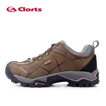 Clorts женщин походные ботинки ЛГК-805C нубук кожа не скользит Открытый обувь походы Водонепроницаемый спортивные кроссовки