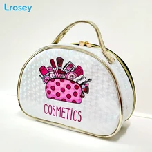 PU Laser Magic Color Makeup Organizers Fashion large capacity portable Travel Cosmetic Bag bathroom waterproof wash Storage Bags