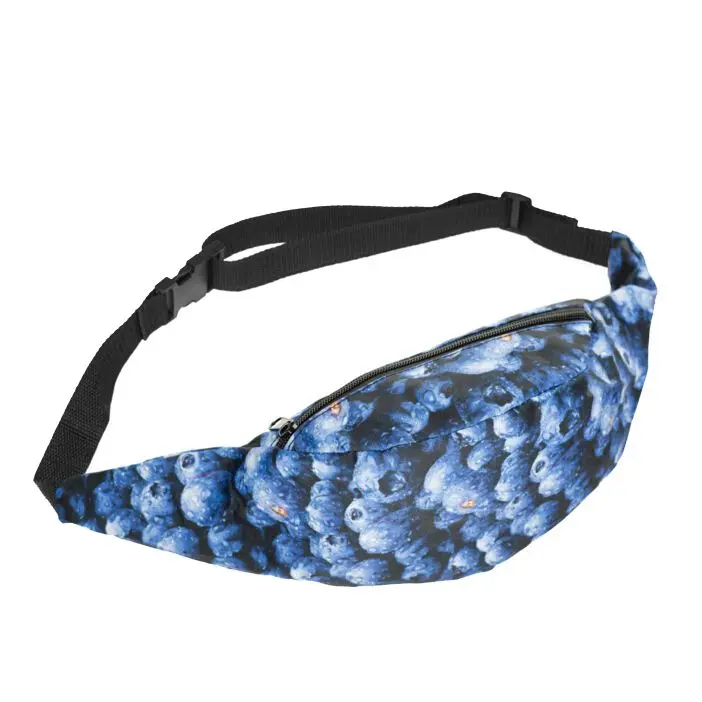 Waist Bag Coin Bags Mobile Phone Fanny Packs Unisex Belt Bags(Navy blue)