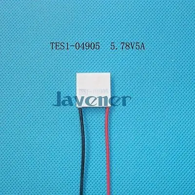 TES1-04905 радиатор Термоэлектрический охладитель Пельтье охлаждающая пластина 5,78 в 20x20 мм модуль рефрижератора