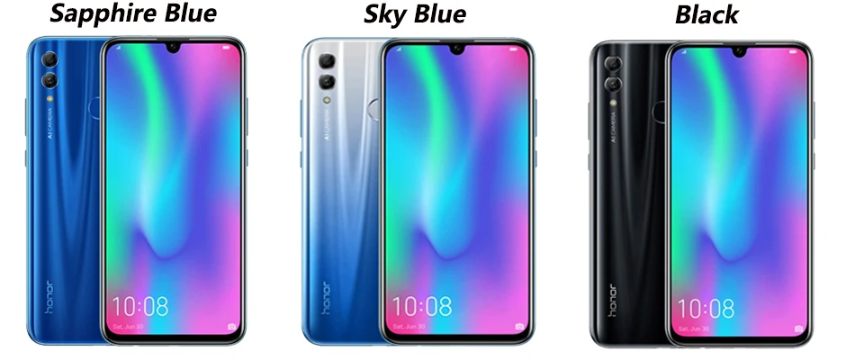 Оригинал Huawe honor 10 Lite honor 10 смартфон 6,21 дюймов 2340*1080 Восьмиядерный мобильный телефон 3 камеры отпечатков пальцев мобильный телефон