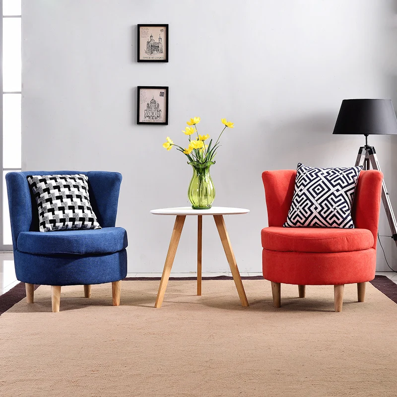 Луи моды гостиной диваны скандинавские ткани одиночные комбинации современный минималистский современный Тигр стул