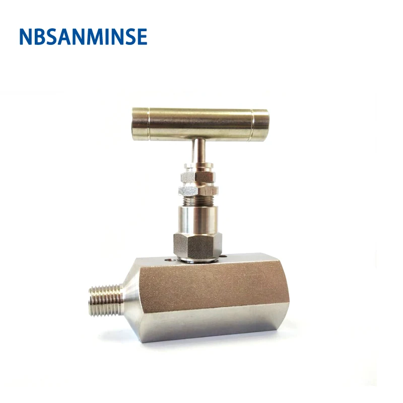 SPNV(F* F) Давление NPT 1/" Женский Тип из нержавеющей стали игольчатый клапан высокого качества 6000 фунтов/кв. дюйм встроенный тип Sanmin