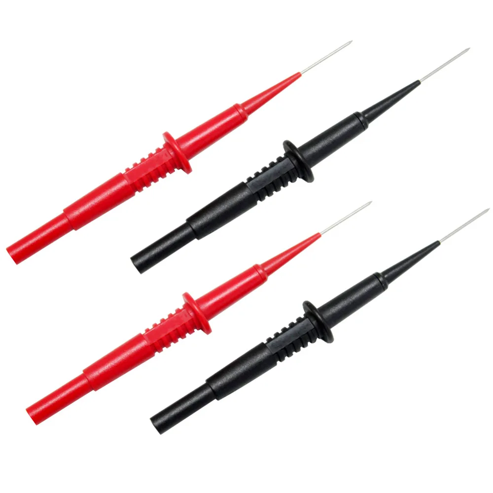AideTek TWO 20155 sharp and hard stainless steel needle test leads for
