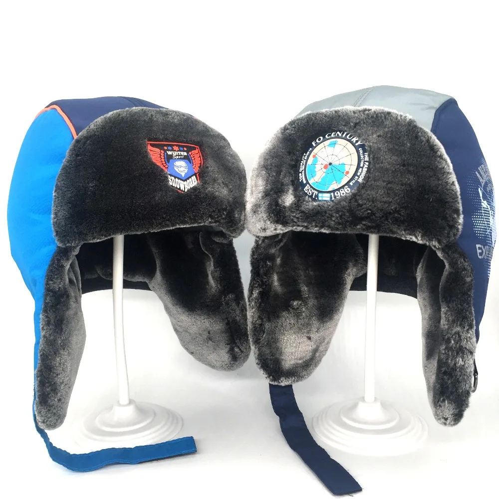 Зимняя шапка-Авиатор для мальчиков; легкая ткань; мягкий рабочий; высокое качество; гарантия; ; теплая зимняя одежда для мальчиков