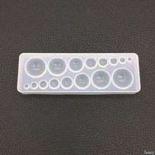 Силиконовая форма DIY хрустальные формы для эпоксидной смолы время изготовление каменных ювелирных изделий Ремесла Круглый ручной работы Торт Помадка инструменты для изготовления шоколада