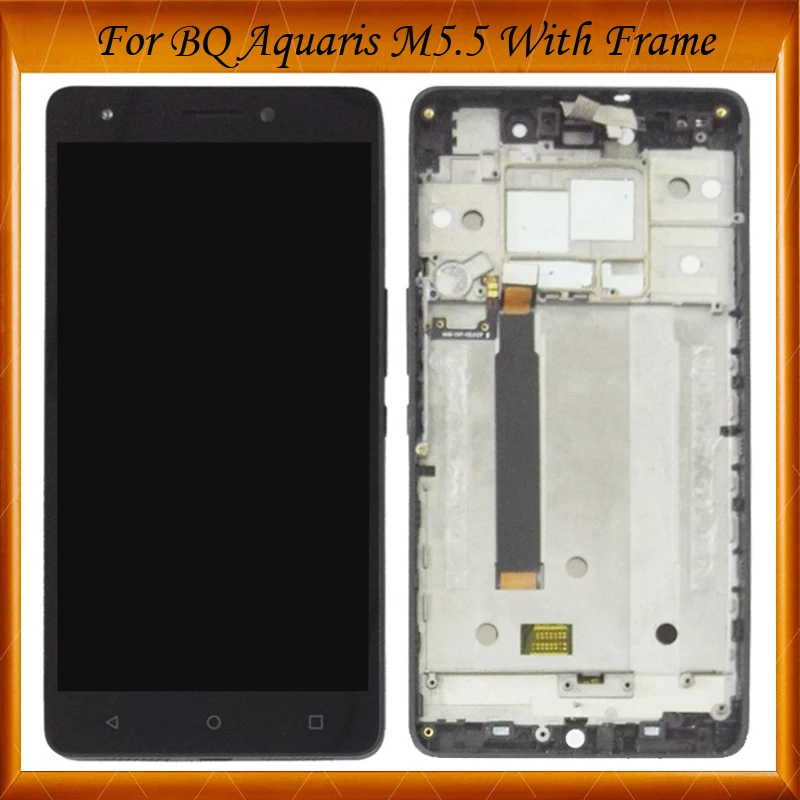 

For BQ Aquaris M5.5 LCD Display and Touch Screen+5.5 Inch Assembly Mobile Phone Accessories With/Without Frame IN Stock