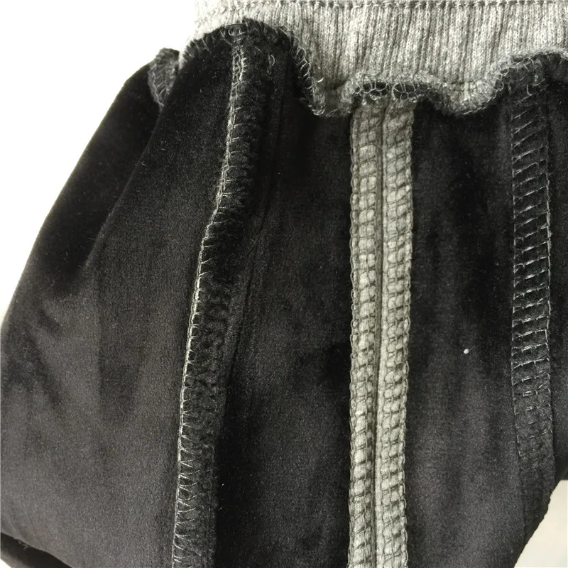 Зимние женские спортивные штаны с эластичной резинкой на талии из флиса и хлопка, женские спортивные штаны для бега, Модные свободные спортивные брюки серого и черного цвета